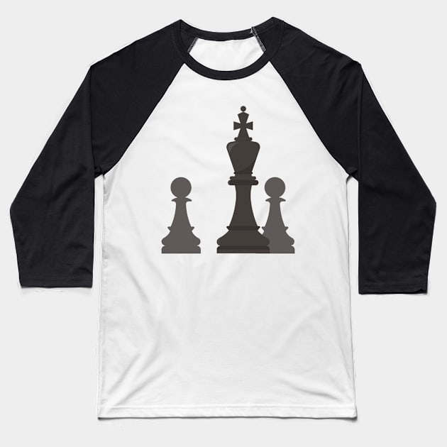 chess Baseball T-Shirt by k4k7uz